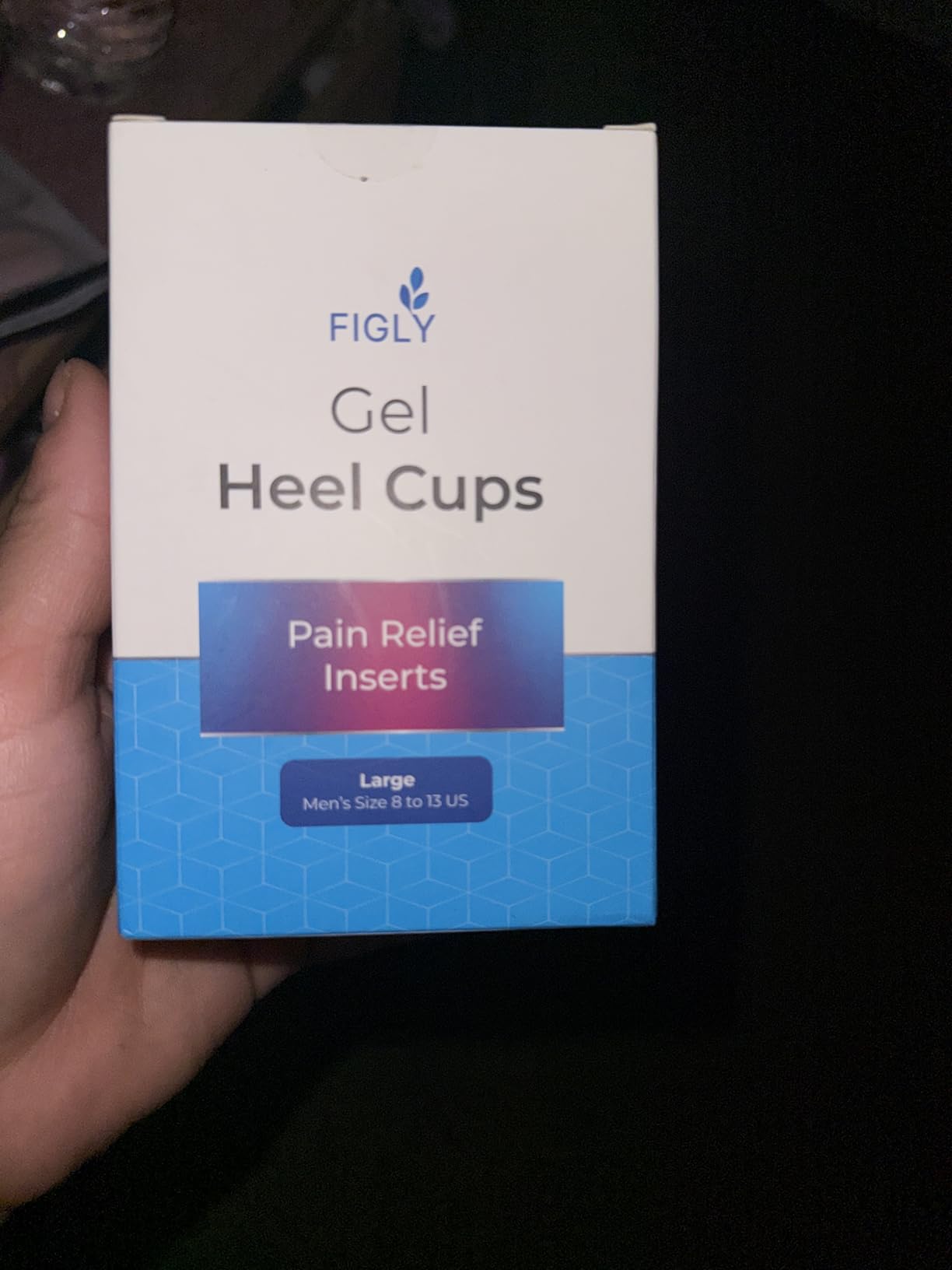 Figly Heel Cushions for Heel Pain Relief (4 Pack) - Gel Heel Cushion Inserts, Gel Heel Cups Heel Pain Relief, Heel Pads Shoes, Heel Support Heel Inserts Men Women Plantar Fasciitis Heel Cup Heel Spur customer photo 1