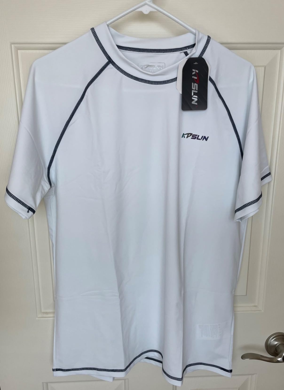 Mens Swim Shirts UPF 50+ Sun Protection Quick Dry SPF Rash Guard Outdoor Beach Fishing T Shirts customer photo 1