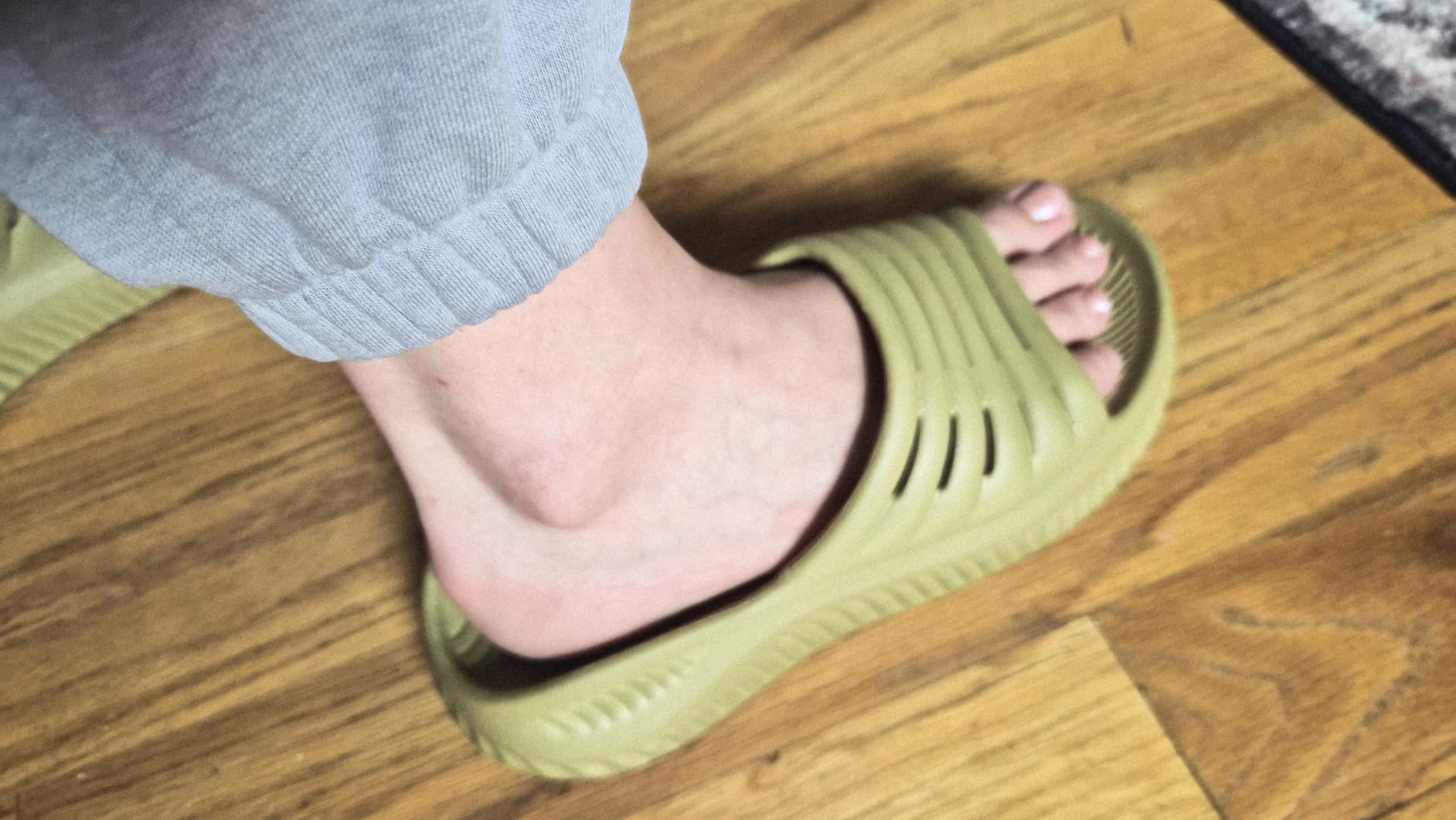 Womens Recovery Sandals With Comfortable Plantar Fasciitis Support, Ladies Orthotic Open Toe Sport Slides Thick Cushion Reduces Stress on Feet, Joints & Back Post-Exercise customer photo 2