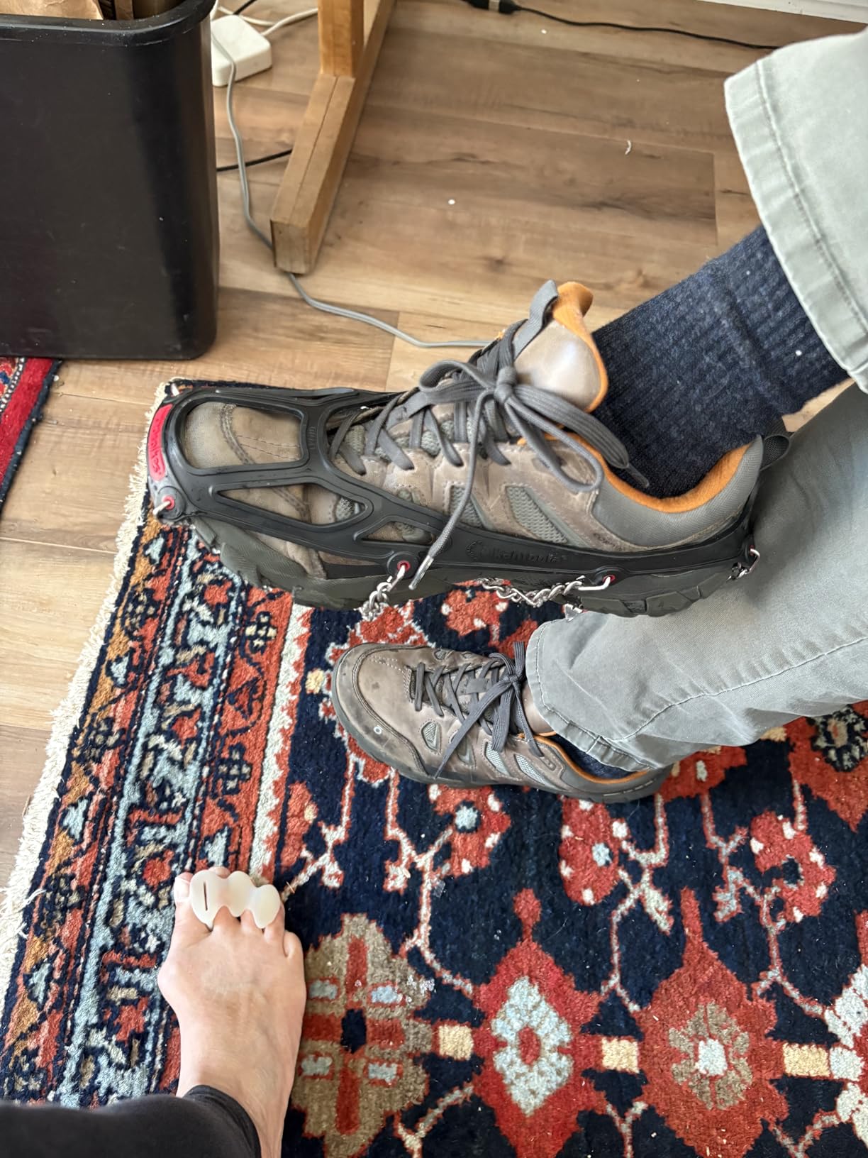 MICROspikes Footwear Traction for Winter Trail Hiking & Ice Mountaineering customer photo 2