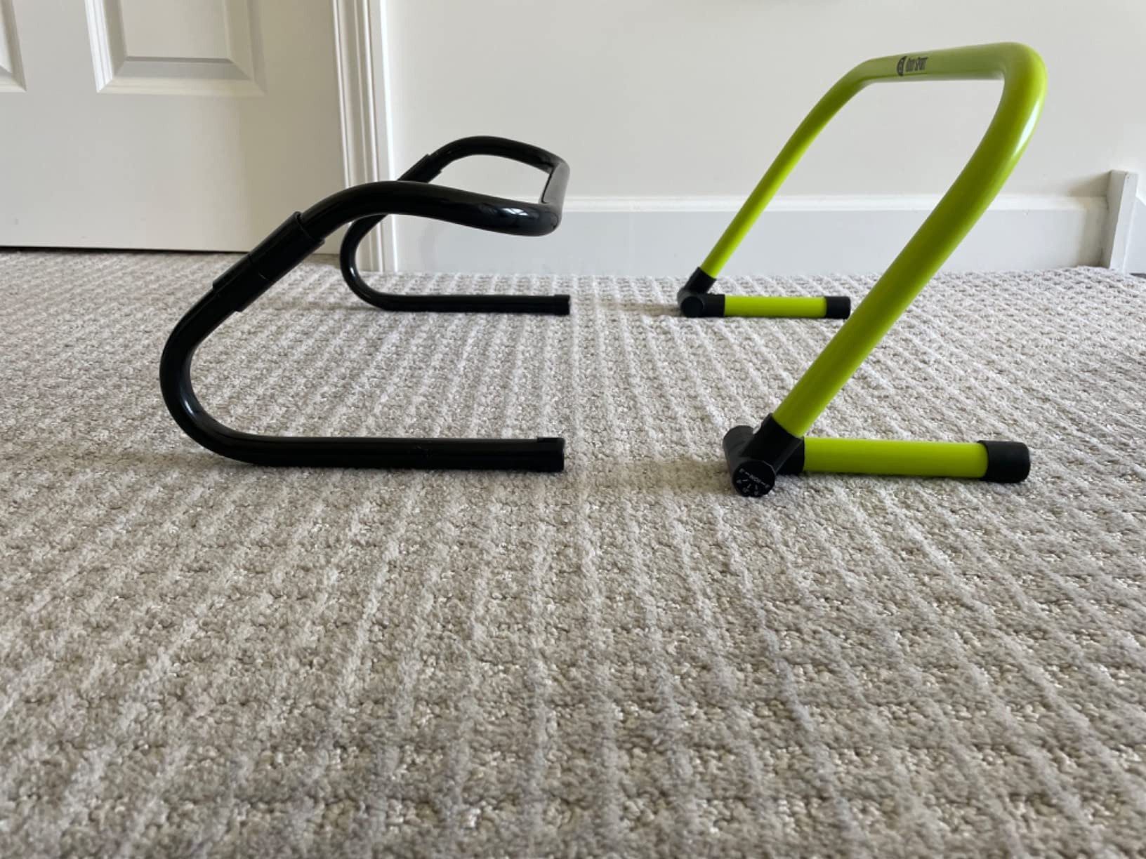 Body Sport Adjustable Athletic Speed Training Hurdles, Jumping & Speed Training Fitness Equipment, Hurdles for Track & Field, Basketball, Soccer & More, Set of 5 customer photo 1