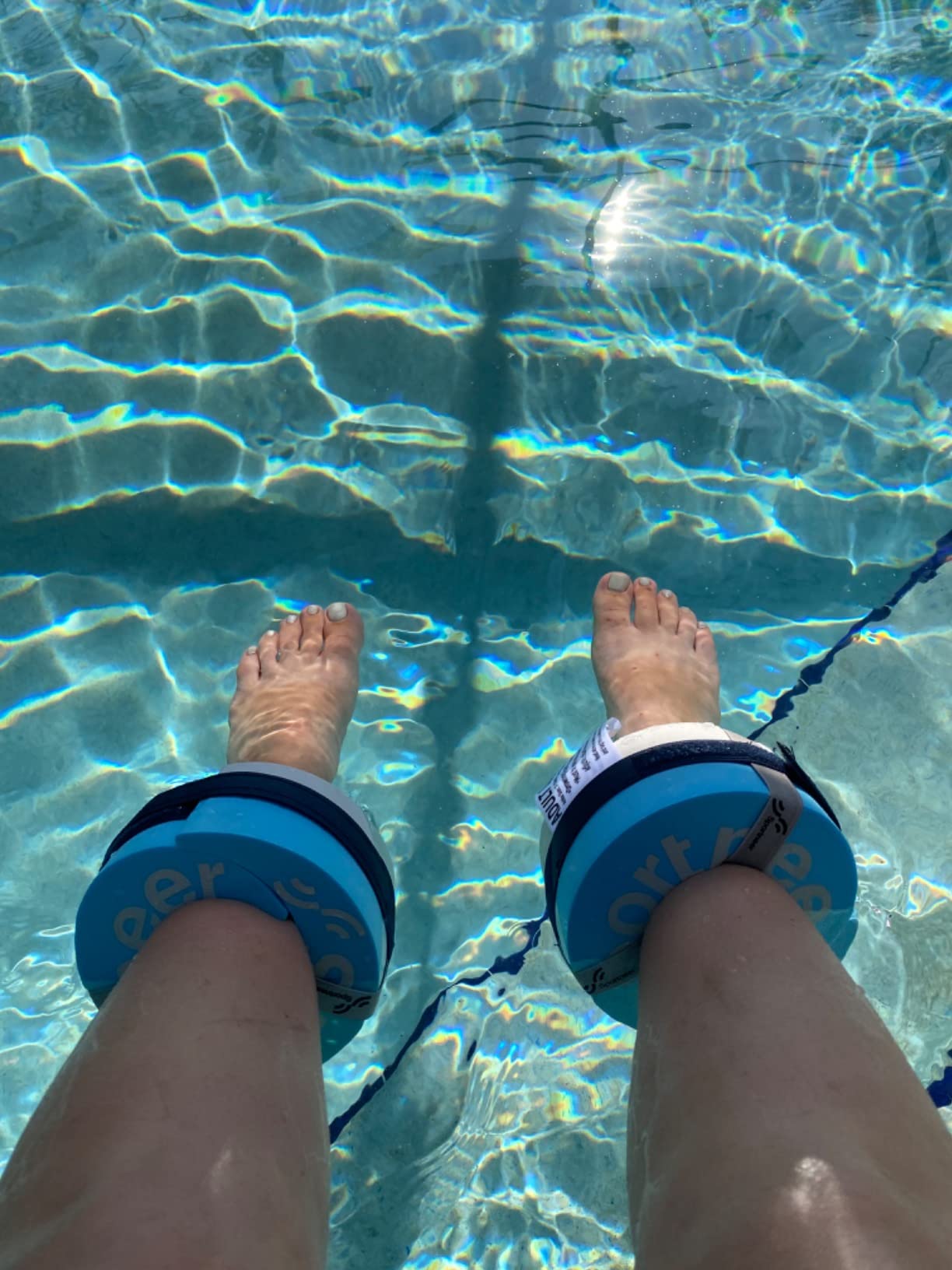 Foam Aquatic Cuffs Exercise Equipment: Sportneer Water Aerobics Float Ring with Adjustable Webbing Pool Exercise Workout Set Water Ankle Ring customer photo 1