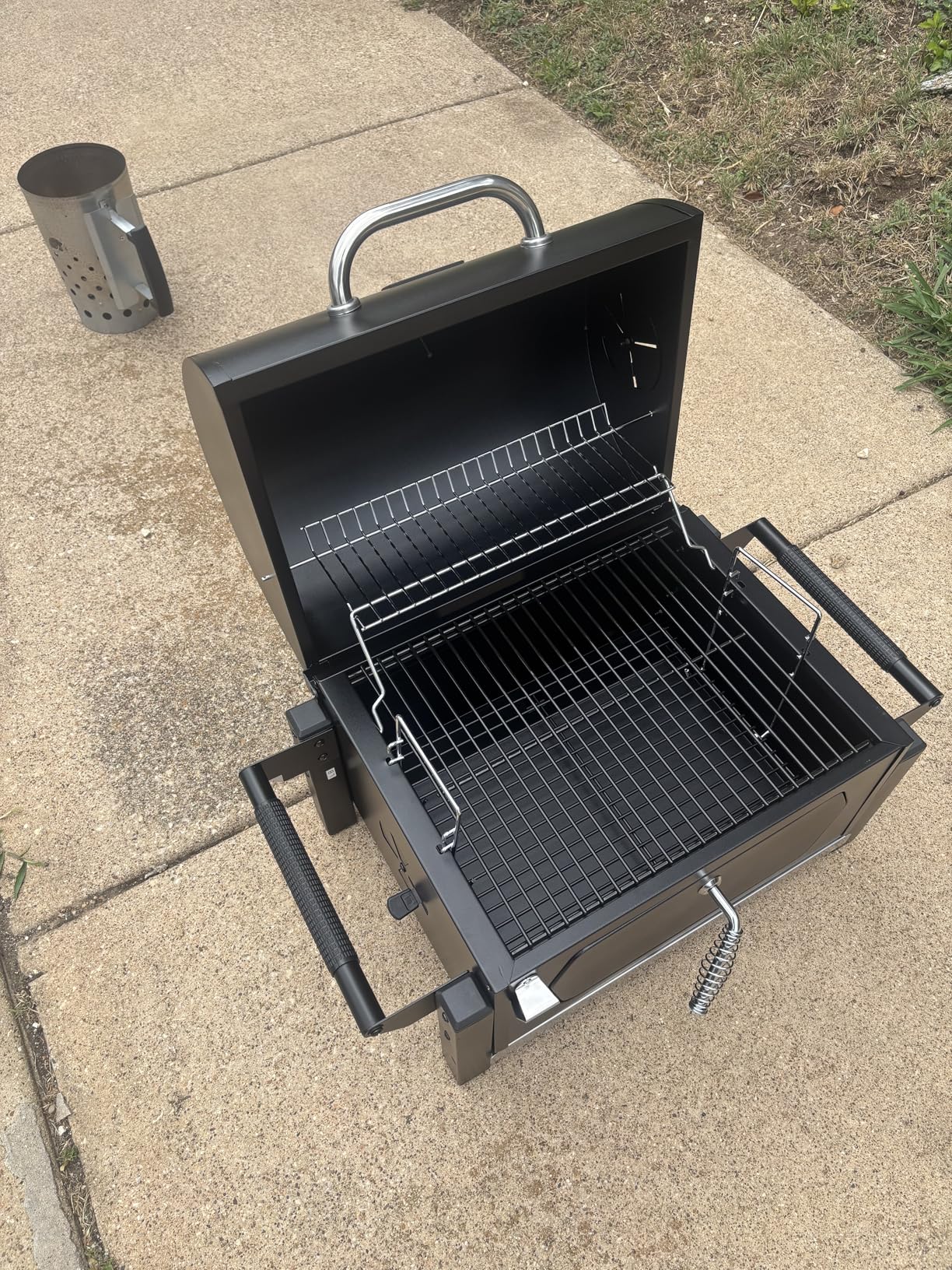 Royal Gourmet CD1519 Portable Charcoal Grill with Warming Rack, Tabletop Charcoal Grill with 303 Sq. In Cooking Area for Outdoor Camping and Picnic Grilling customer photo 1