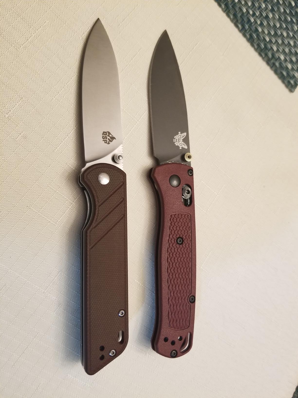 Benchmade - Bugout Outdoor EDC Folding Knife, Slim, Lightweight, Plain Edge, Drop-Point Blade, CPM-S30V Stainless Steel (58-60HRC), Grivory Handle (535FE-05) customer photo 1