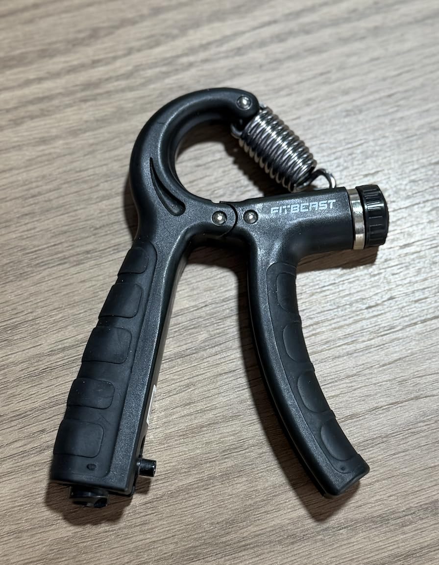 FitBeast Hand Grip Strengthener Workout Kit (5 Pack), 2 Forearm Grip Adjustable Resistance Hand Gripper, Finger Stretcher, Grip Ring & Stress Relief Grip Ball for Athletes customer photo 1