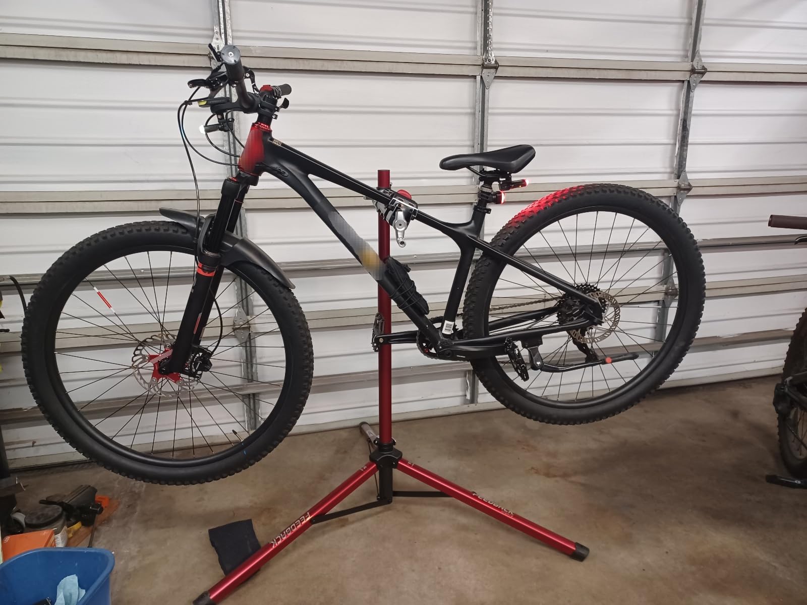 Feedback Sports | Pro Mechanic Bike Repair Stand with Secure Quick-Action Clamp | Height Adjustable | Foldable and Portable Bicycle Workstand customer photo 1