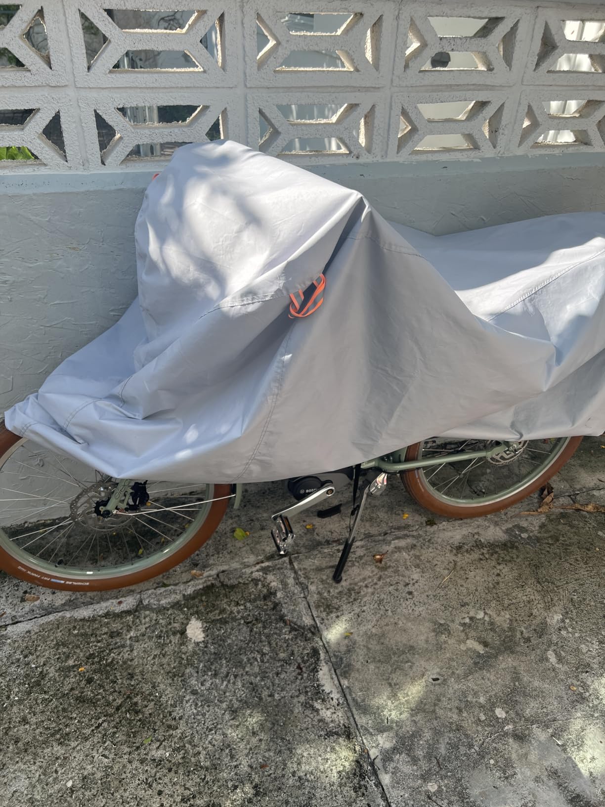 Urby Heavy Duty Bicycle Covers Outdoor Storage Waterproof And Heat Resistant. Ideal For Electric Bike As Ebike Battery Cover Or Rain Cover. Comes With Large Mesh Bag For Easy Traveling customer photo 1