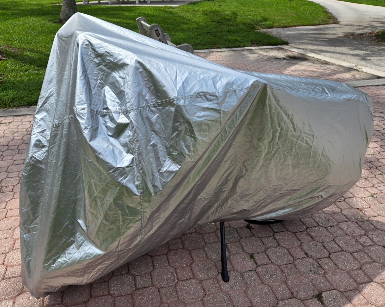 Urby Heavy Duty Bicycle Covers Outdoor Storage Waterproof And Heat Resistant. Ideal For Electric Bike As Ebike Battery Cover Or Rain Cover. Comes With Large Mesh Bag For Easy Traveling customer photo 2