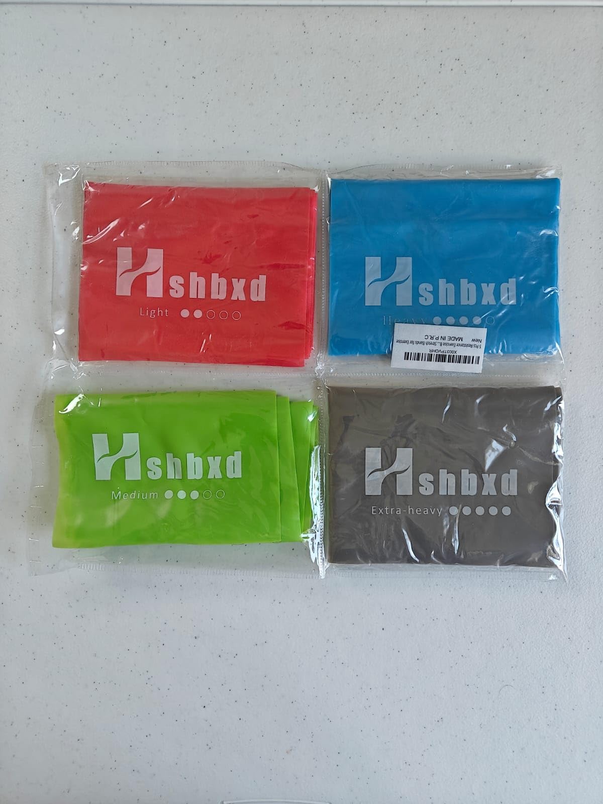 Resistance Bands for Physical Therapy, Latex Free Elastic and Exercise Bands Set for Stretching, Suitable for Rehab, Yoga, Pilates, Gym, Home Exercise customer photo 1