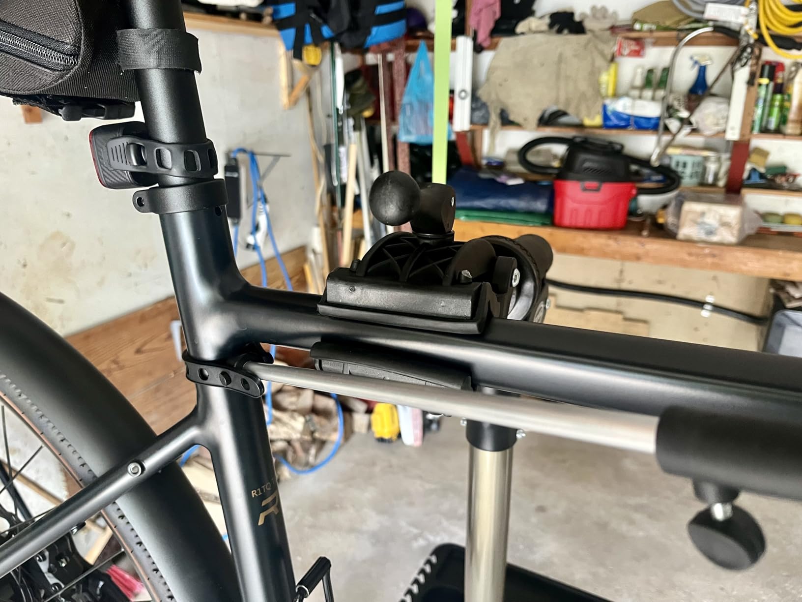 CXWXC Bike Repair Stand 88 lbs - E Bike Stand for Maintenance Workstand - Ebike Repair Stand Shop Home Mechanics for Mountain Bike and Road Bike (Max 88 lbs) customer photo 1