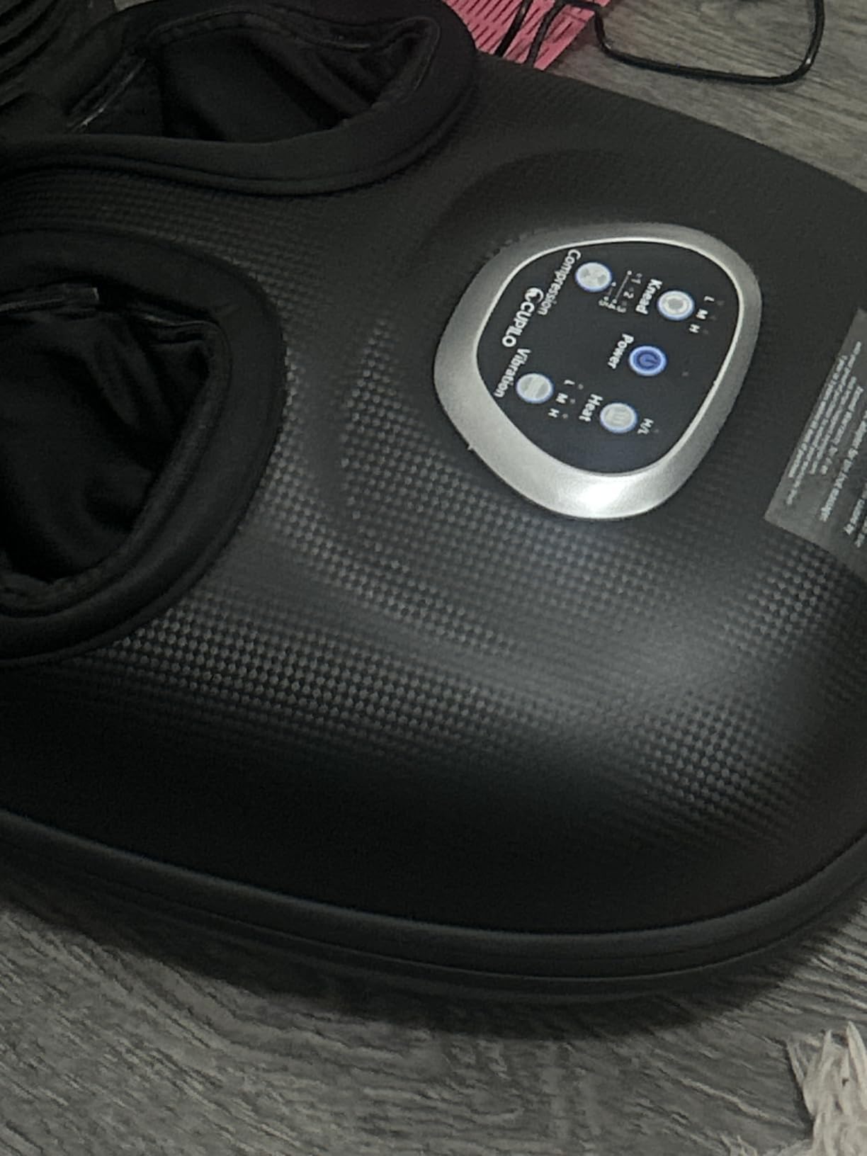 CuPiLo Foot Massager FSA Eligible HSA, 2026 Upgraded, Feet Massager with Heat for Plantar Fasciitis Relief, 5 Levels Compression & Vibration Massage for Neuropathy customer photo 1