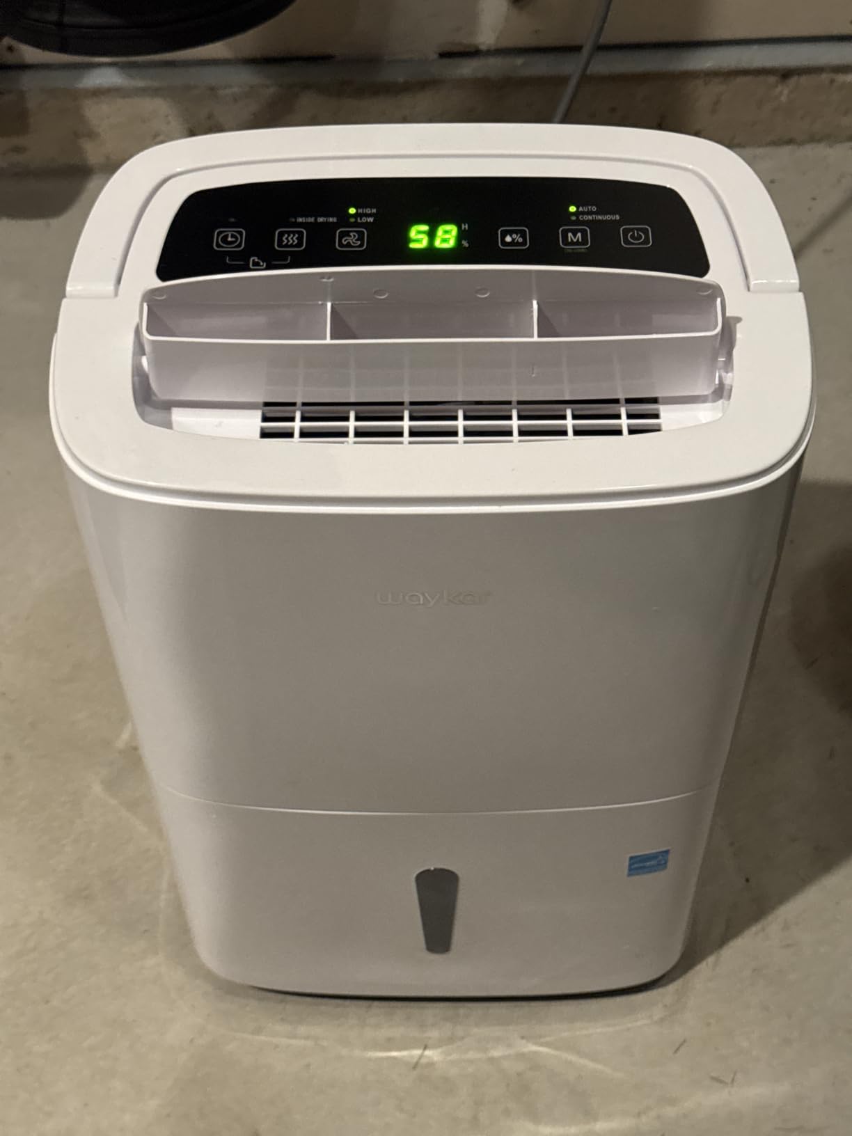 Waykar 120 Pints 2025 Energy Star Home Dehumidifier for Spaces up to 6,000 Sq. Ft, Ideal for Basement, Bathroom and Large Room with Drain Hose, Portable, Auto Defrost and Self-Drying customer photo 1