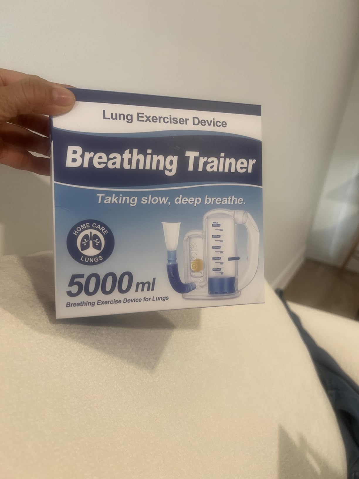 Breathing Exercise Device for Lungs, Exerciser, Non-Measuring - Breathing Trainer, 3-Ball Design for Gentle Breathing Training & Recovery Support, Easy to Clean customer photo 1