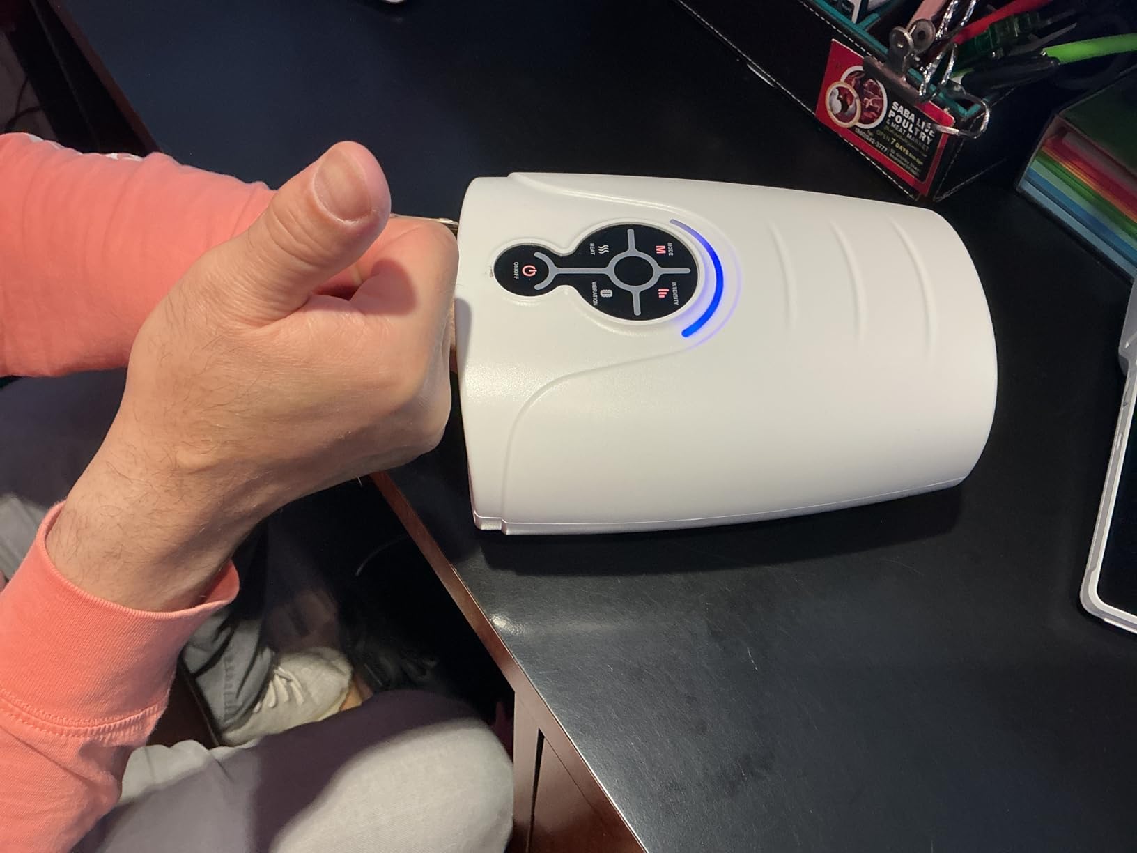 AERLANG Hand Massager with Heat and Compression Cordless Electric Hand Massager for Arthritis and Carpal Tunnel customer photo 2