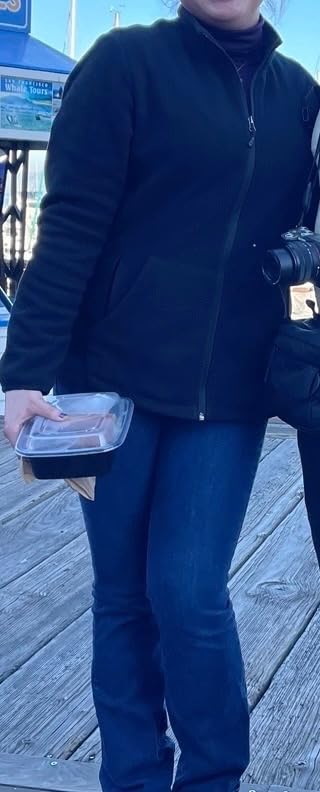 Women's Fleece Jacket with 6 Pockets customer photo 2