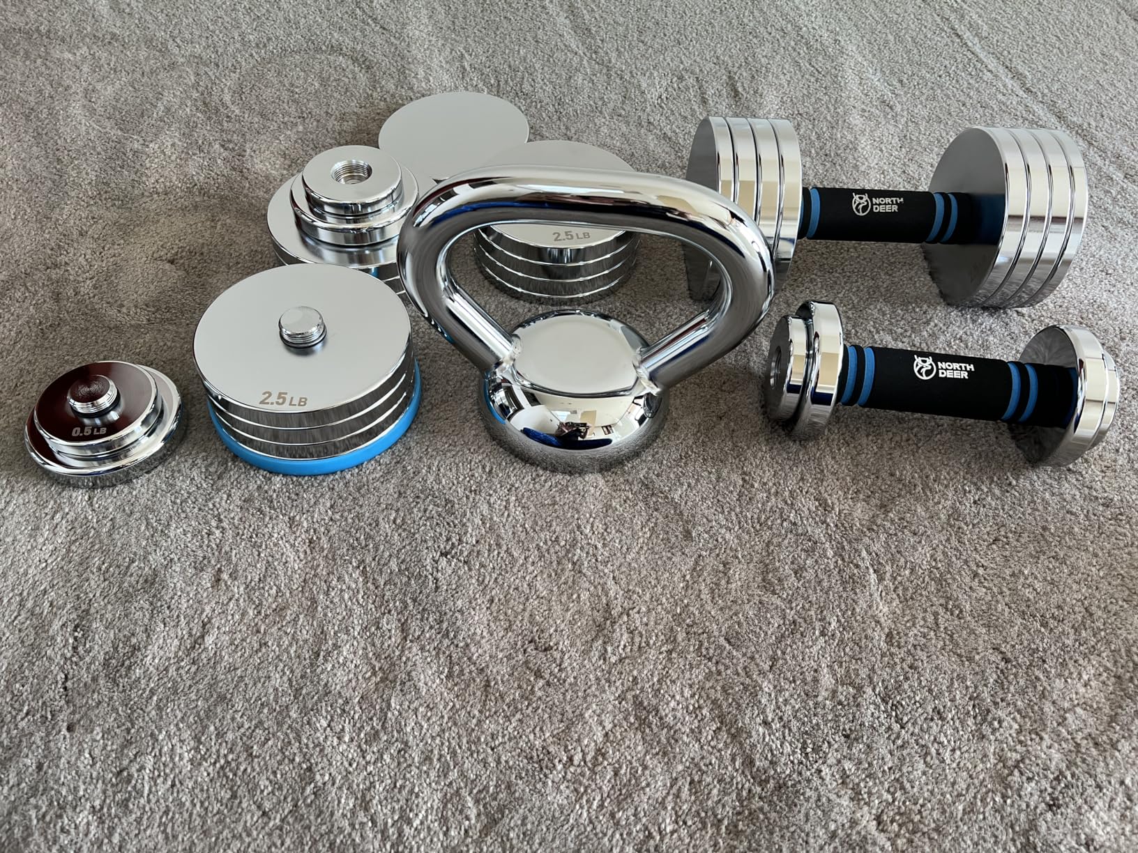 Northdeer Adjustable Kettlebell Set for Versatile Home Workouts customer photo 2