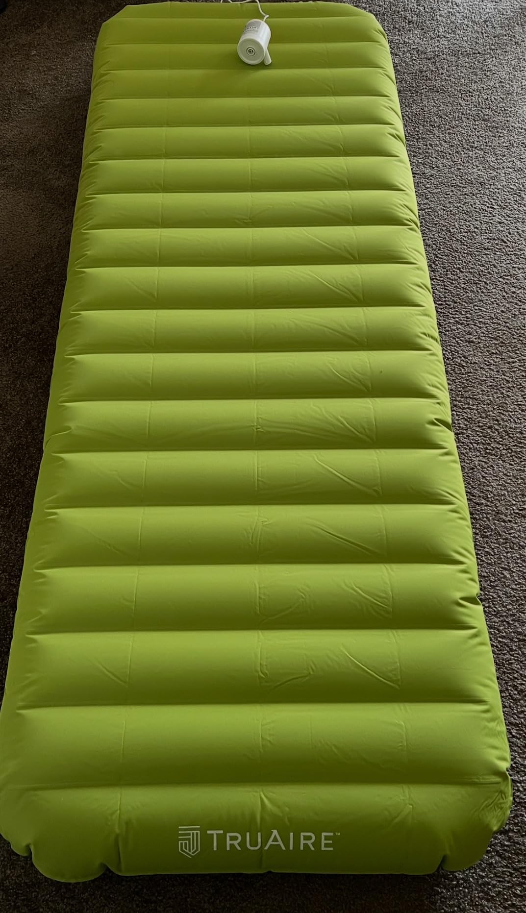 Intex 64011E TruAire TPU Luxury Camping Mattress: Fiber-Tech - Puncture-Resistant Laminate - QuickFill USB Air Pump - 300lb Weight Capacity - Twin Size customer photo 2