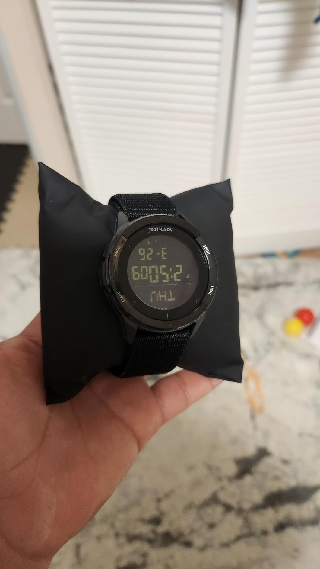 CakCity Tactical Watches for Men Military Sport Watches with Carbon Fiber Case Lightweight Waterproof Watch for Women/Men Digital Watches with Compass,Step Counte,Metronome,5ATM customer photo 2