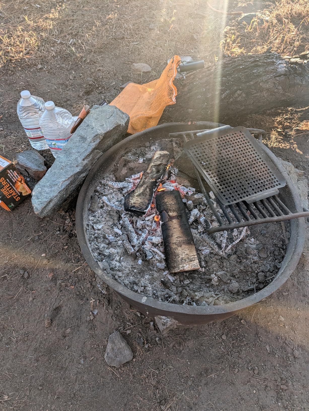 Realcook Natural Fire Starter for Campfires: All Weather Firestarters - Odorless Charcoal Starters for Grill | Fire Pit | Indoor Fireplaces | BBQ | Wood Stove | Smoker - 72 Counts customer photo 2