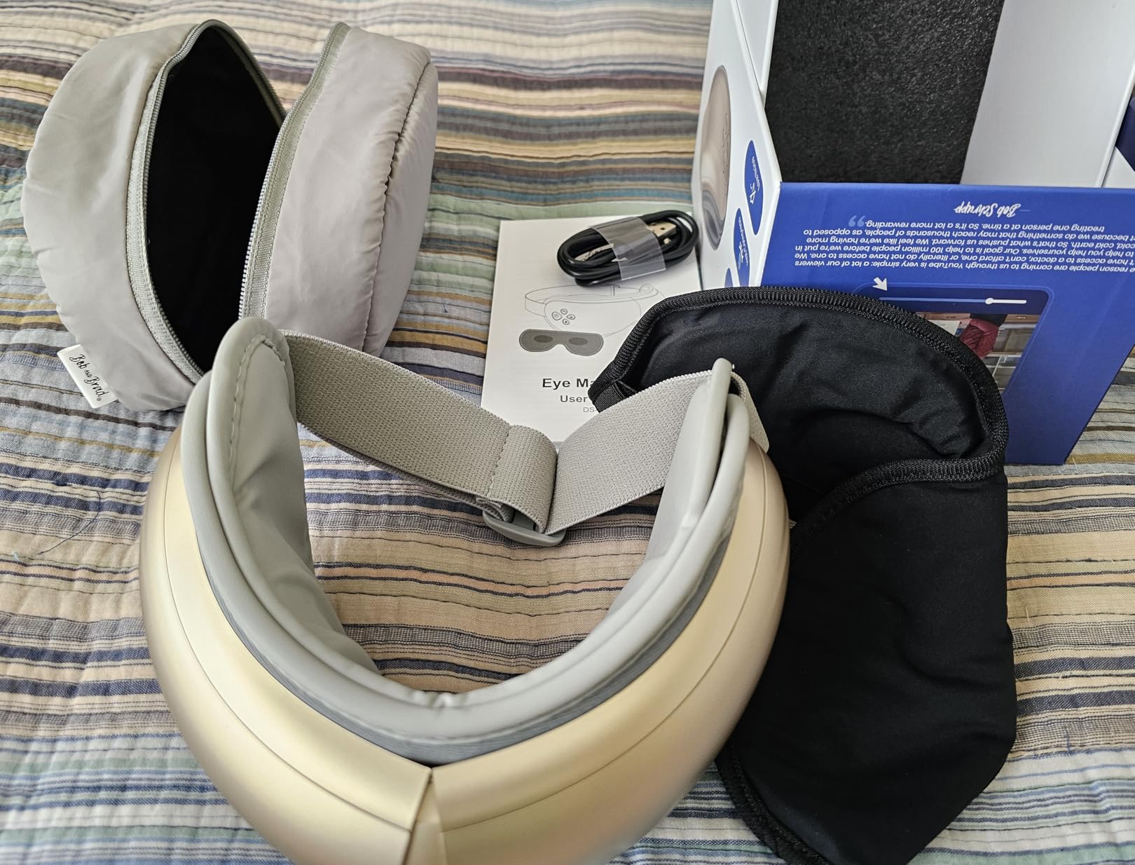 BOB AND BRAD Fathers Day Dad Gifts, Eye Massager with Heat FSA Eligible HSA, EyeOasis 2 Heated Eye Mask for Dry Eye Relief, Birthday Gifts for Men Women, Temple Massager for Eye Strain Migraine Relief customer photo 2