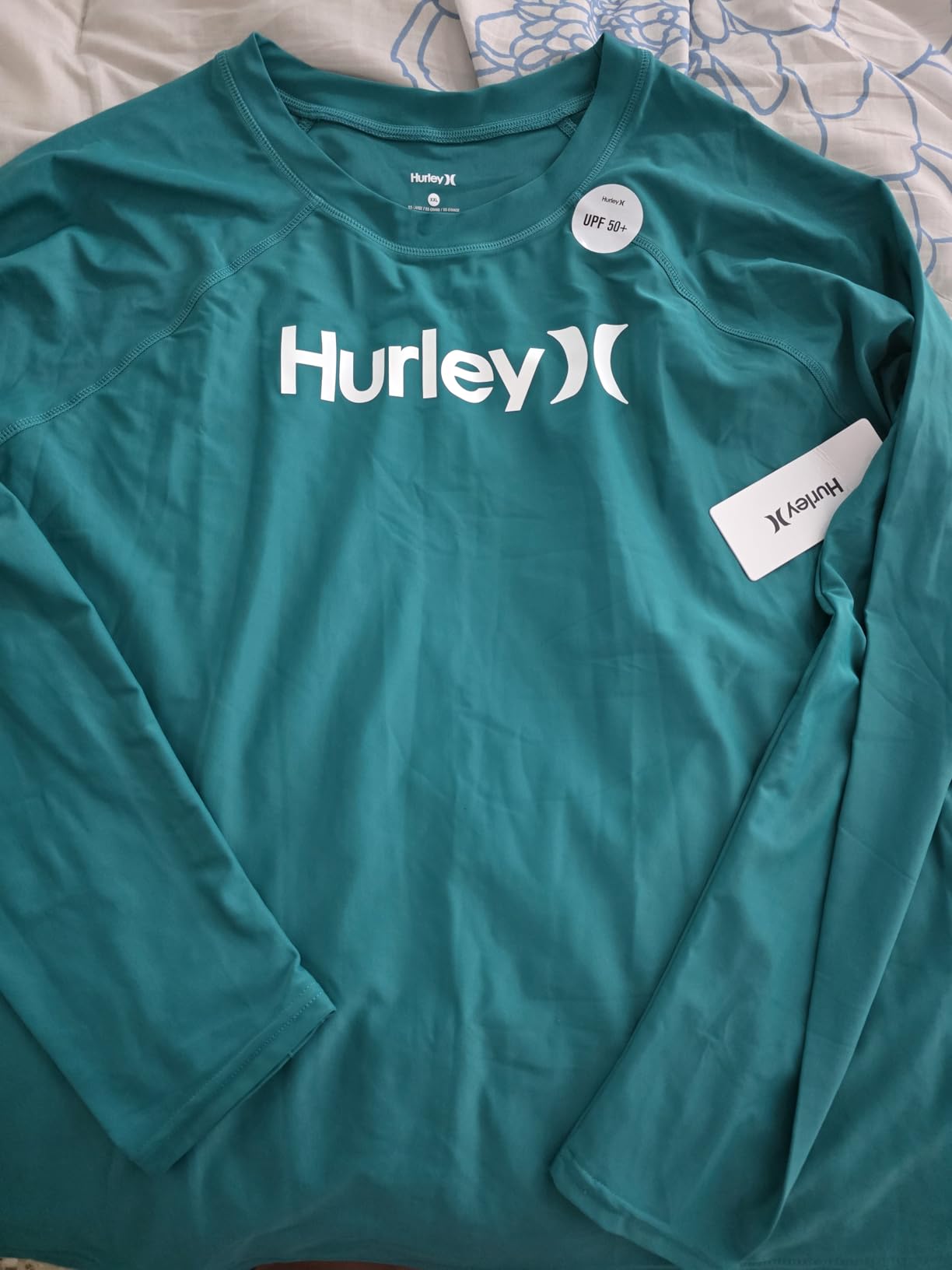 Hurley Rash Guard for Women, Womens Rash Guard Long Sleeve Shirts, Rashguard Swim Shirt Women UPF 50+ SPF & UV Protection customer photo 1