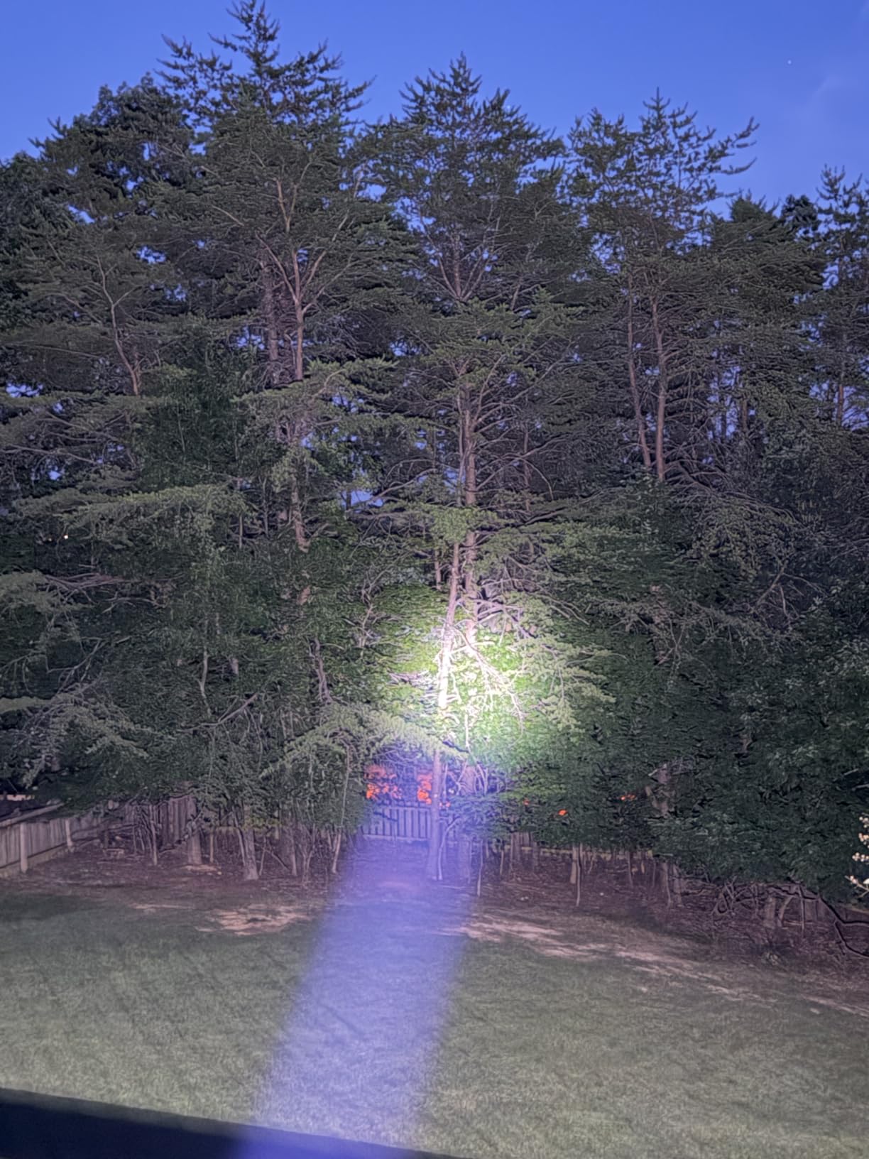 YIERBLUE Rechargeable Spotlight Flashlight with 2000000 High Lumen LED, IP67 Waterproof Long Running Spot Light Searchlight, Impact Resistant Handheld Spotlight with Foldable Stand and Red Lens customer photo 1