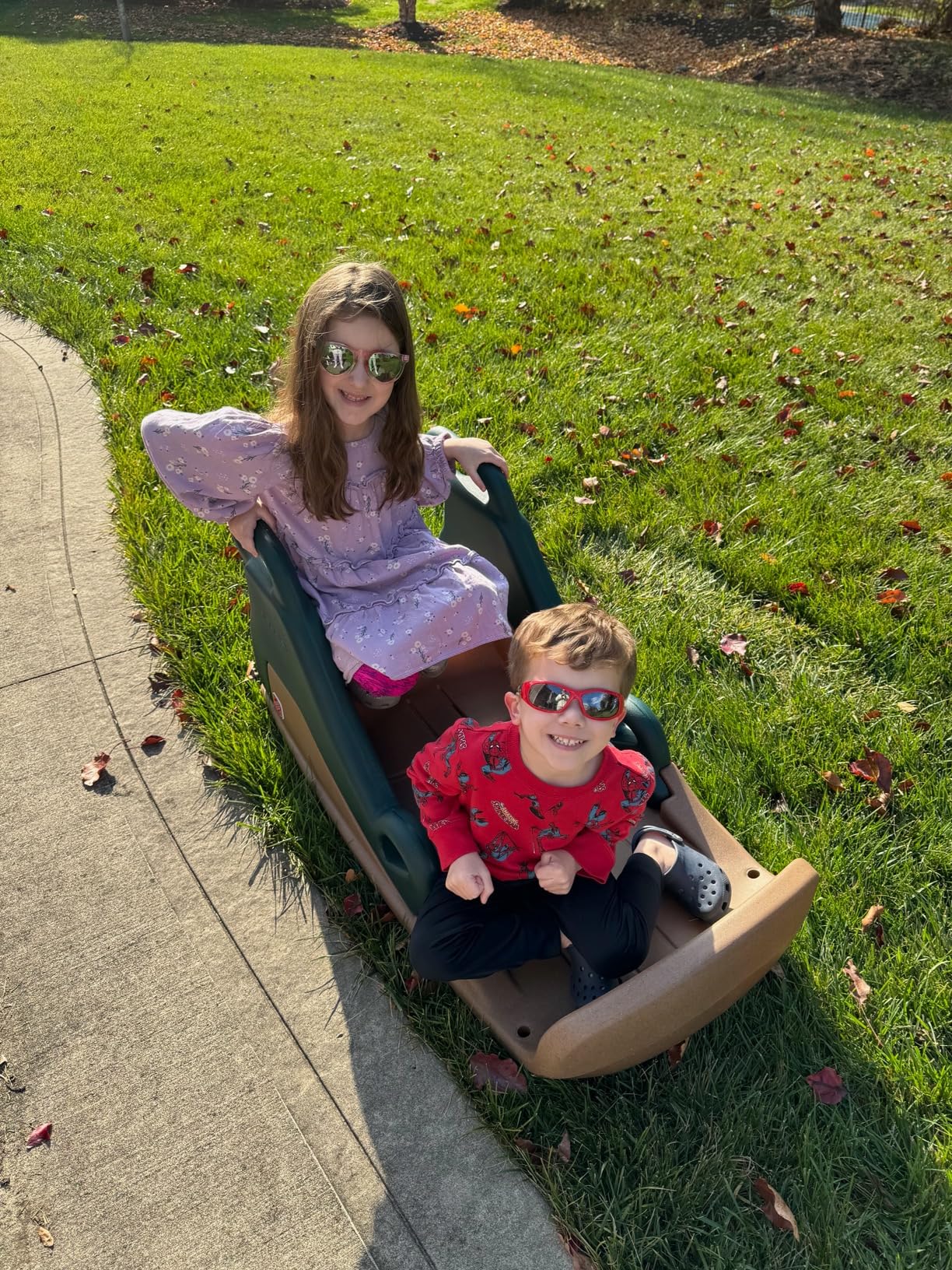 Step2 Snow Runner, Kids Ride On Toy & Outdoor Snow Sled & Toboggan, Fits 2 Riders, for Toddlers 3-6 Years Old customer photo 2