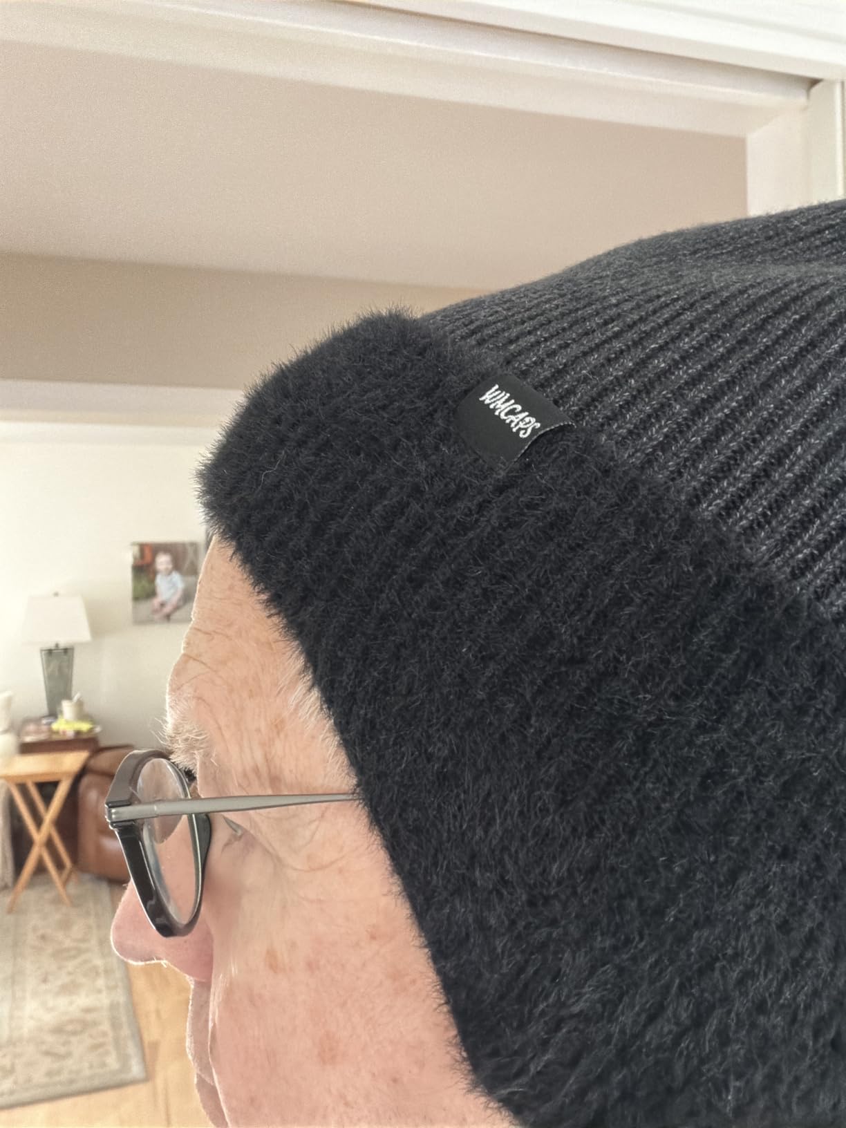 Winter Fleece Line Beanie with Earflap for Men Women, Outdoor Warm Thermal Knitted Hat Stocking Caps customer photo 2