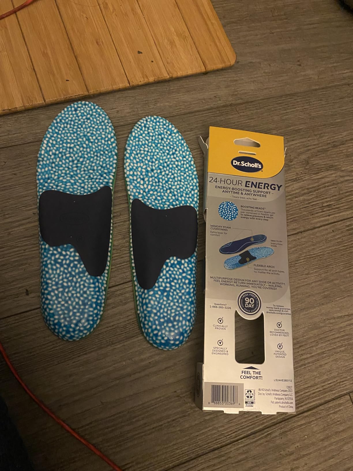 Dr. Scholl's 24-Hour Energy Multipurpose Insoles, Returns Energy with Every Step, Relieves Foot Pressure & Tired Achy Feet, Memory Foam & Gel Insert, Women's Shoe Size 6-10, 1 Pair customer photo 2