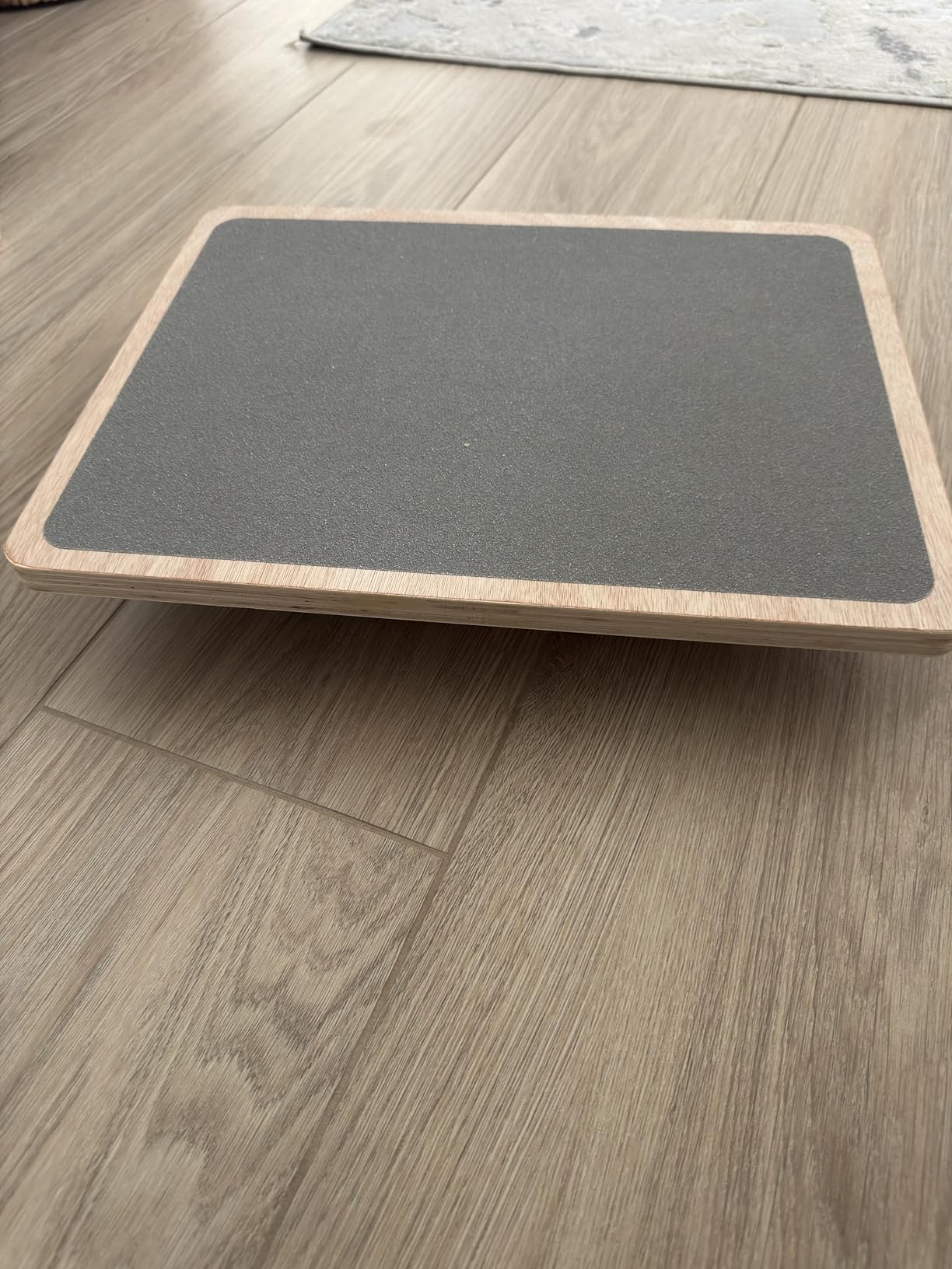 Juoe Balance Board Wobble Board for Adults and Kids - Anti-Slip 350LBS Balance Board for Physical Therapy, Balance Training, Posture Correction, Standing Desk Core Strength Wooden Balance Rocker Board customer photo 1