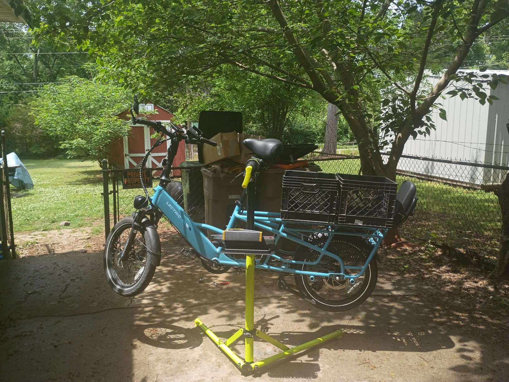 Foldable Bike Repair Stand - Portable Bicycle Stand for Road & Mountain Bikes, Max 132 lbs customer photo 1