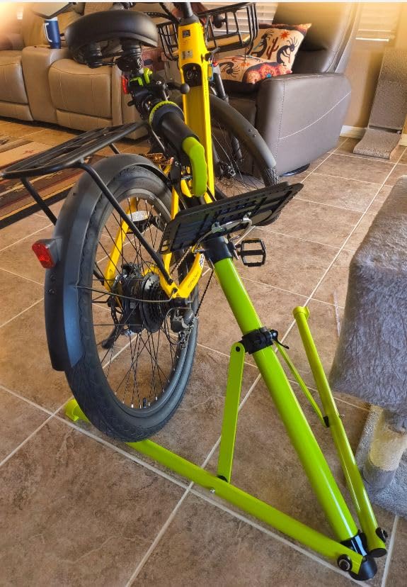Foldable Bike Repair Stand - Portable Bicycle Stand for Road & Mountain Bikes, Max 132 lbs customer photo 2