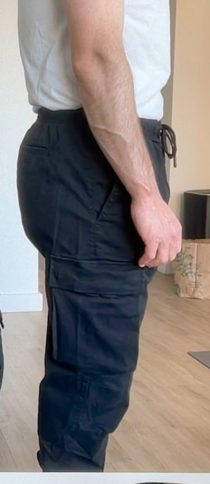 Amazon Essentials Men's Drawstring-Waist Regular-Fit Cargo Jogger customer photo 2