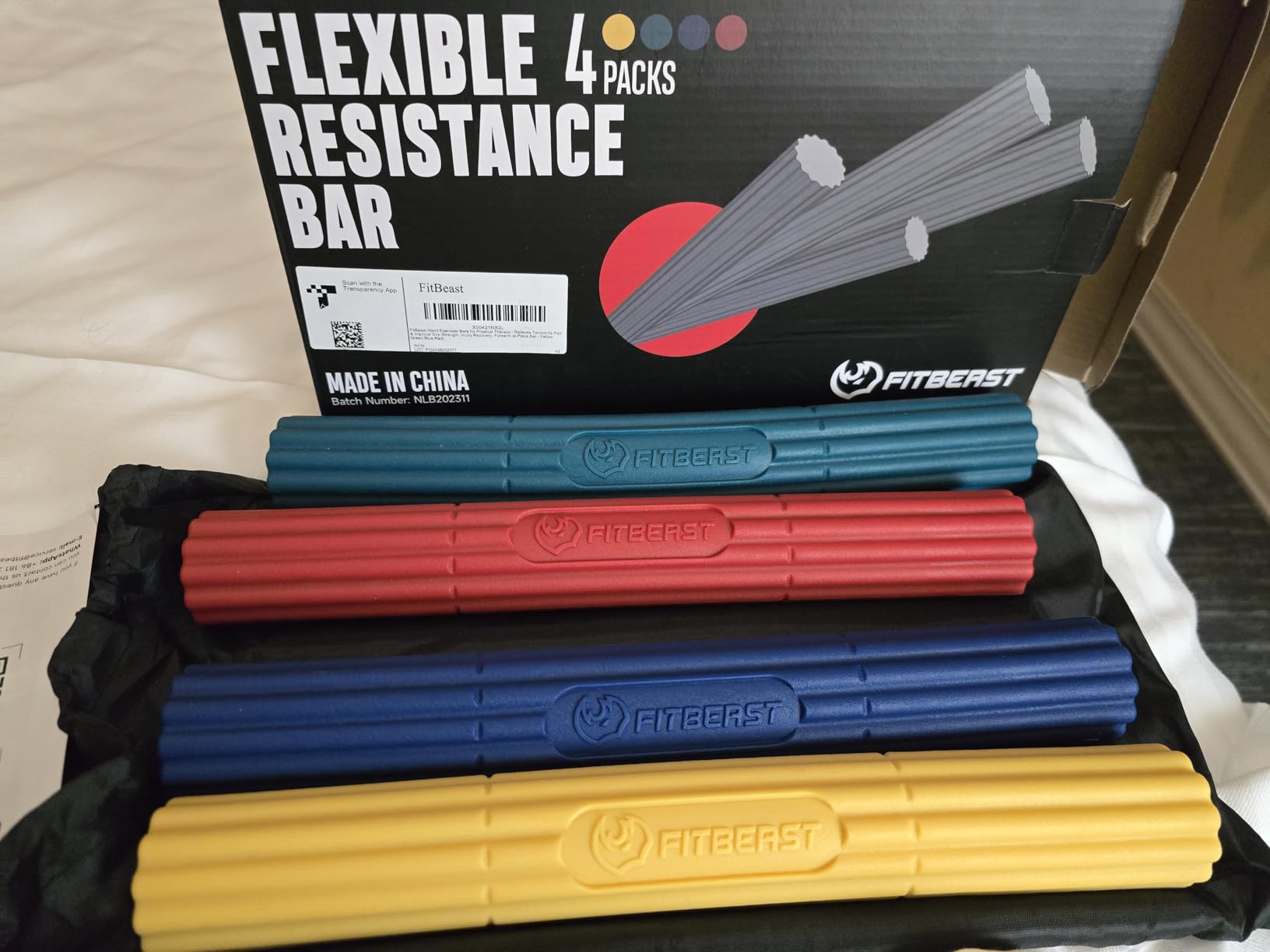 FitBeast Flex Therapy Bar, Tennis Elbow Therapy Bar - Ideal for Relieve Tendonitis Pain & Improve Grip Strength, Fitness Resistance Bar for Golfers Elbow & Tendinitis, Twist Bar for Physical Therapy customer photo 2
