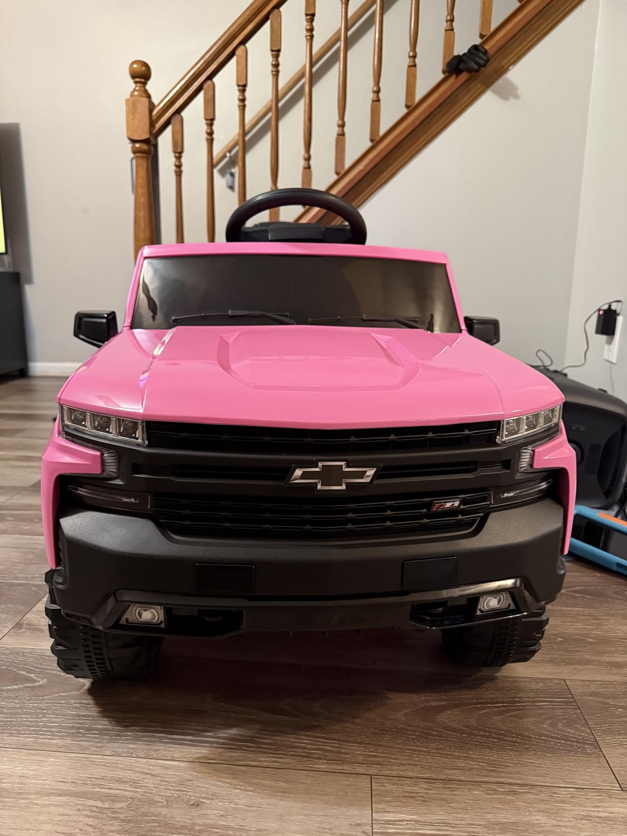 Best Choice Products 12V Licensed Chevrolet Silverado Ride On Truck, Electric Car Toy w/Parent Remote Control, Truck Bed Storage, Bluetooth Speaker, LED Lights, 2.5 MPH Max Speed customer photo 1