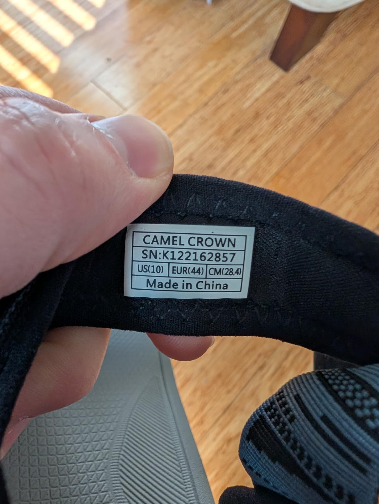 CAMEL CROWN Mens Waterproof Hiking Sandals with Arch Support Open Toe Summer Outdoor Beach Water Comfortable Sport Sandals customer photo 1