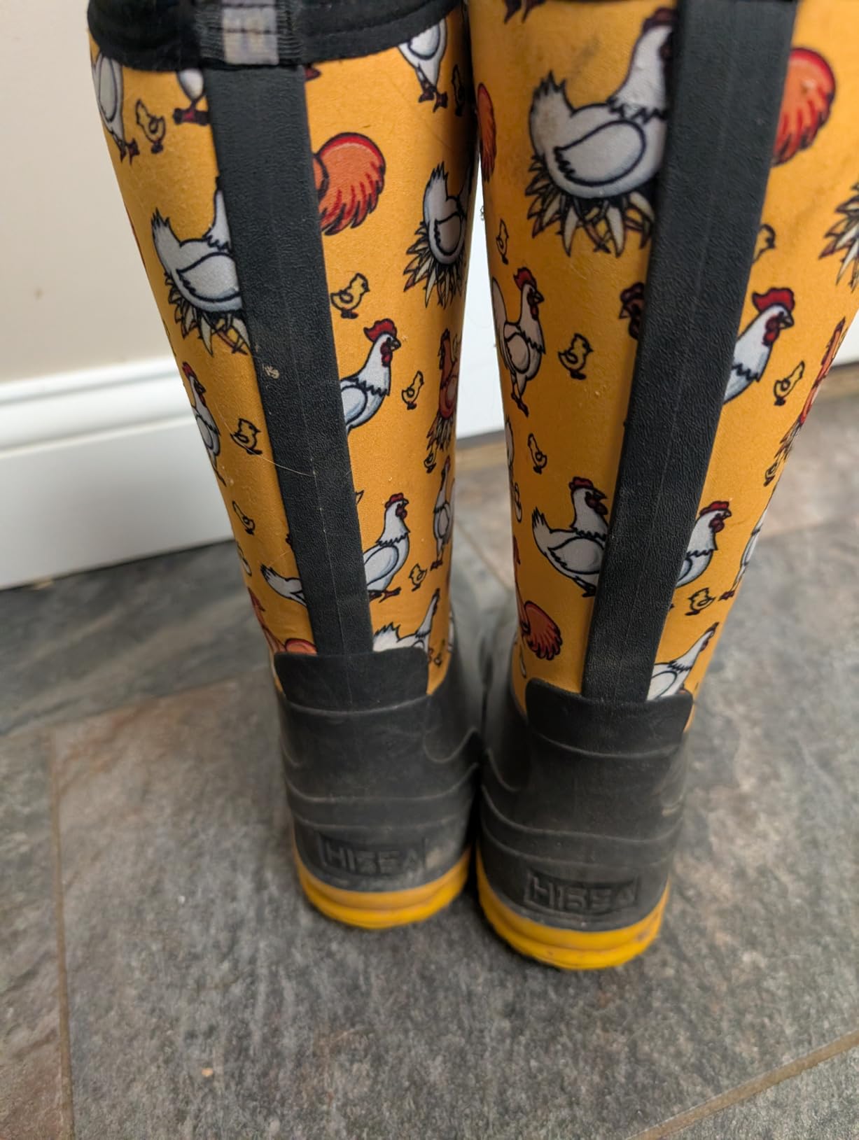 HISEA Women's Mud Rain Boots, Waterproof Tall Garden Shoes, Insulated Neoprene Rubber for Outdoor Activities: Hunting, Gardening, Farming, Muddy Yard Work customer photo 2