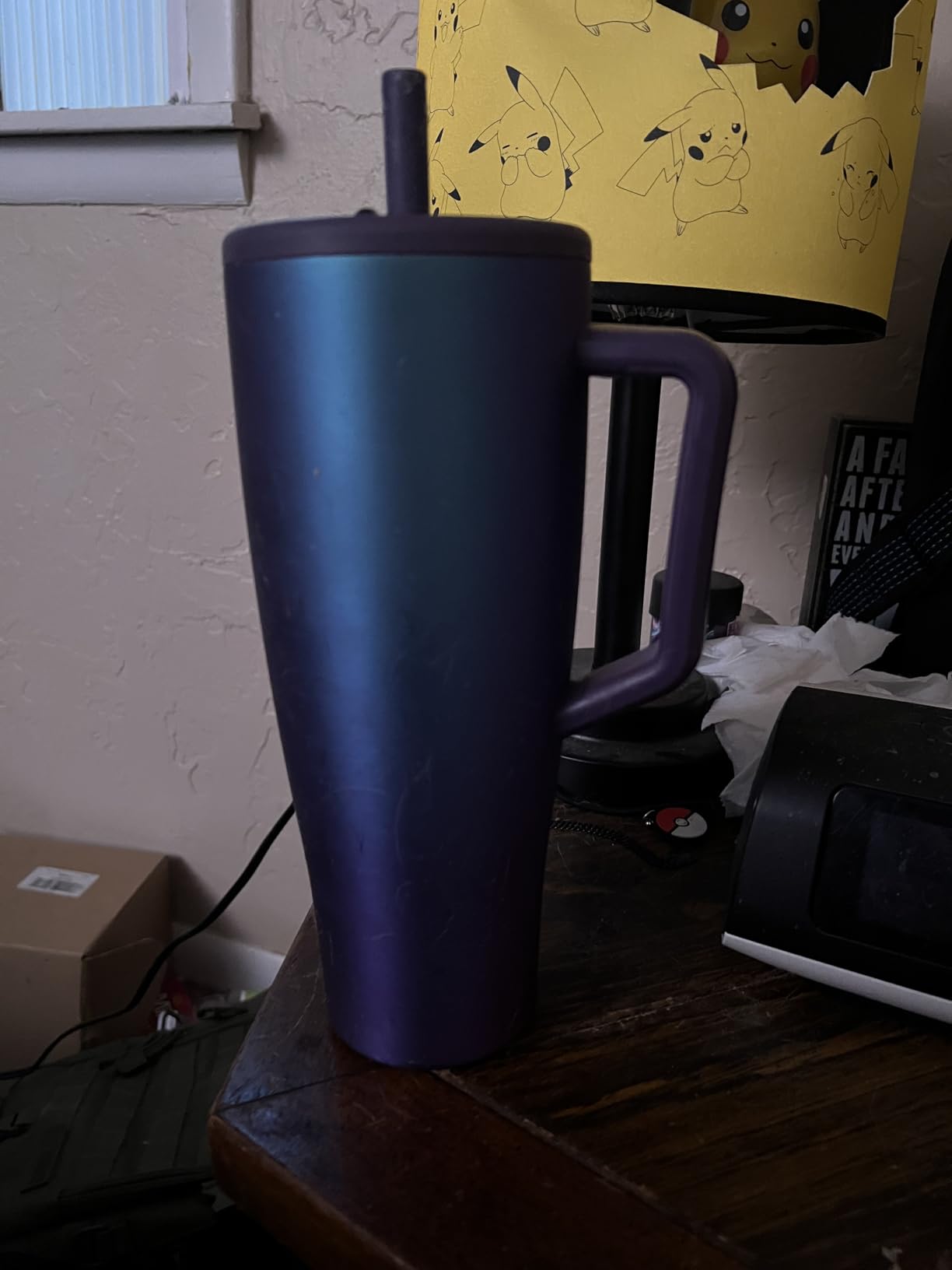 BrüMate Era 40 oz Tumbler with Handle and Straw | 100% Leakproof Insulated Water Bottle Tumbler with Lid and Flexible SoftSip Straw | Made of Stainless Steel | Cup Holder Friendly | 40oz (Matte Black) customer photo 1
