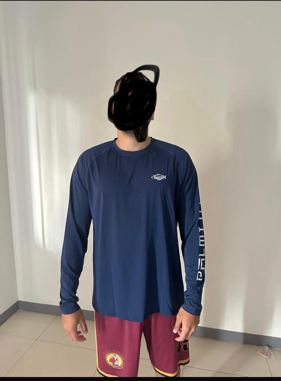 Fishing Shirts for Men Long Sleeve UPF 50+ T Shirt Sun Protection Tee customer photo 1