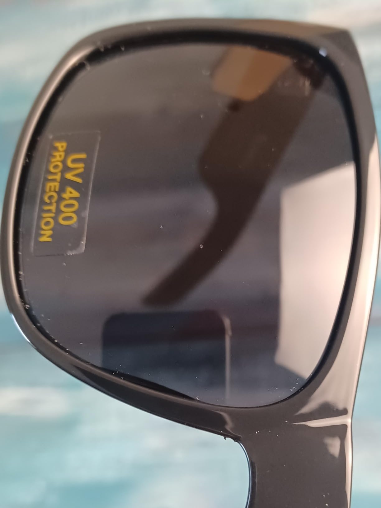 WISTON XL Big Wide Head Mens Dark Black Sunglasses for Men Extra Large Square Sun Glasses 149mm W8004 customer photo 2