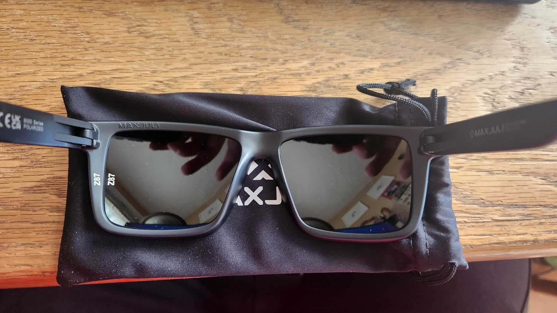 MAXJULI XXL Size Double Extra Large Z87 Sunglasses for Big Wide Heads Men TR90 Ultralight UV400 Protection Glasses 8228 customer photo 2