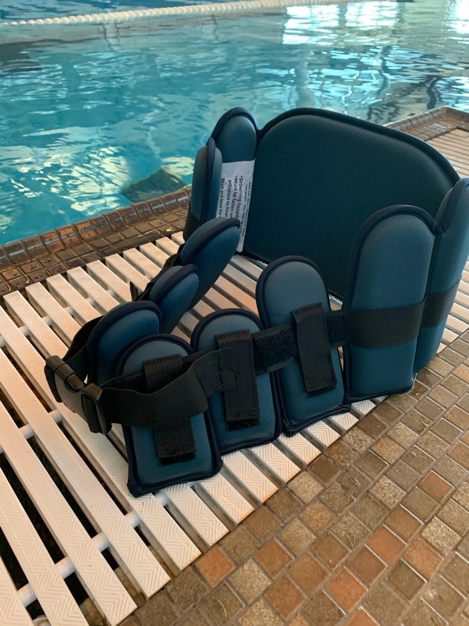 Sportneer Aqua Belt Water Aerobics Equipment: Swimming Belt Pool Exercise Equipment for Adults Aqua Float Belts with Adjustable Foam Blocks for Aquatic Fitness Training Low-Impact Workout customer photo 2