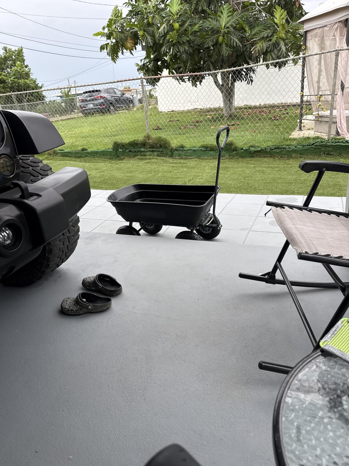 AAIN 600 Lbs Poly Garden Dump Cart,Camping Beach Wagon with 180° Rotating Handle and 10