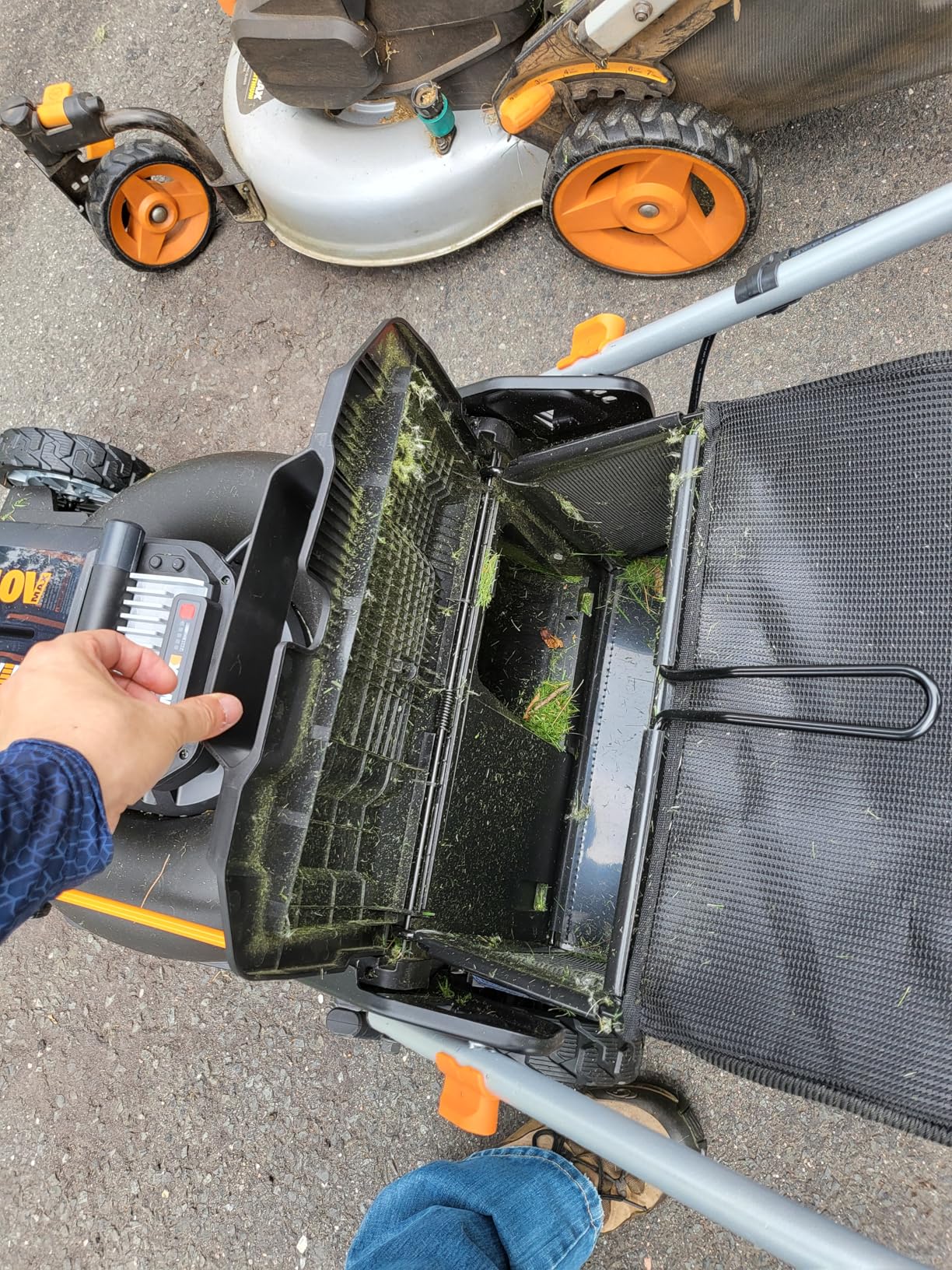 WORX Nitro Cordless Lawn Mower, 21