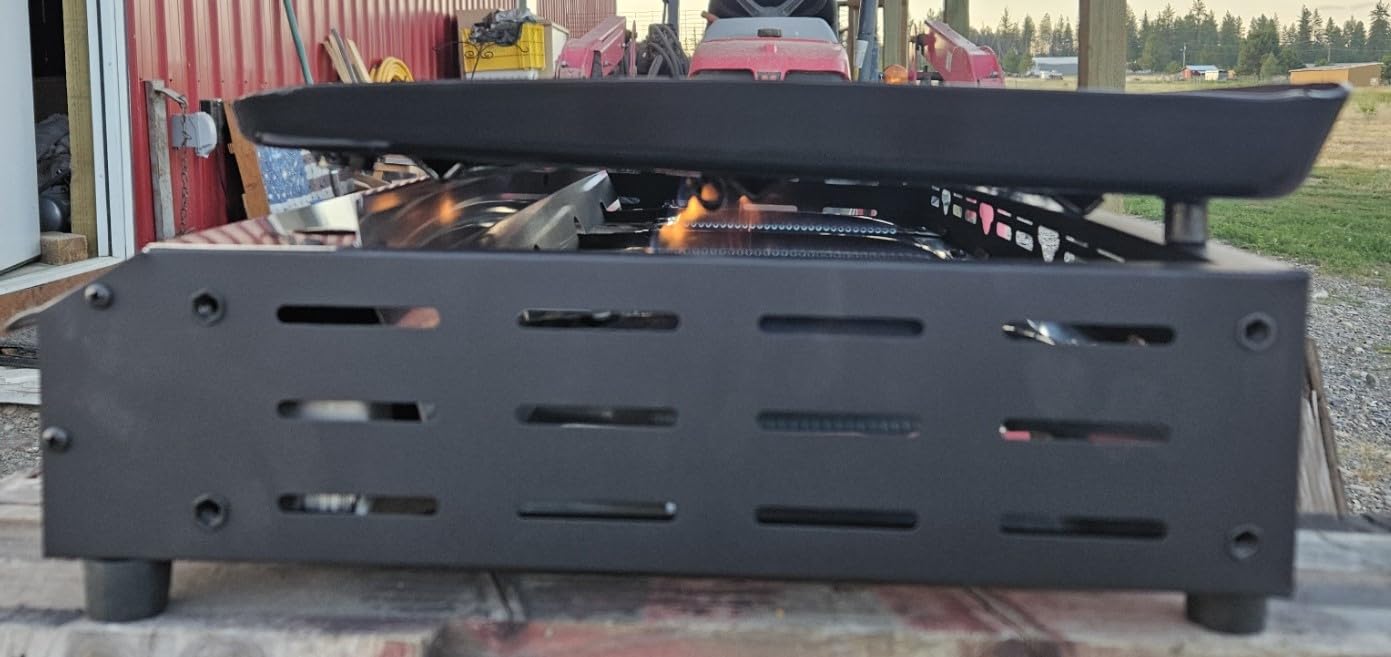 ROVSUN 4 Burner Portable Propane Griddle with Nonstick Enameled Tray, 40,000 BTU Tabletop Flat Top Gas Grill customer photo 2