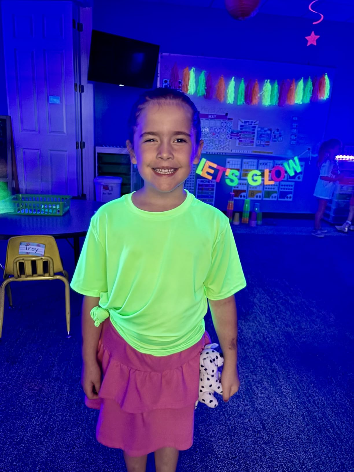 Neon Shirts for Boys Girls UPF 50+ Dry Fit Swim Shirt Kids Rash Guard Athletic T-Shirts for Boys Girls Sports Undershirt customer photo 1