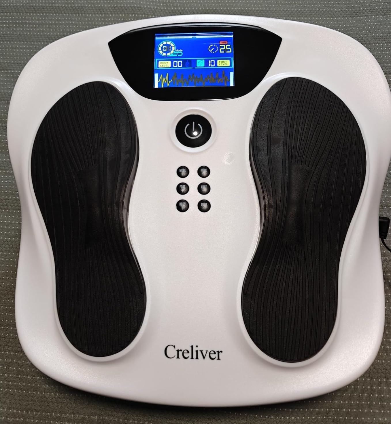 Creliver EMS Foot Stimulator Pro 2, EMS Foot Massager for Neuropathy Feet with TENS Pads, TENS Neuropathy Foot Massager for Circulation, Pain Relief, Plantar Fasciitis, 99 Levels, FSA HSA Eligible customer photo 1