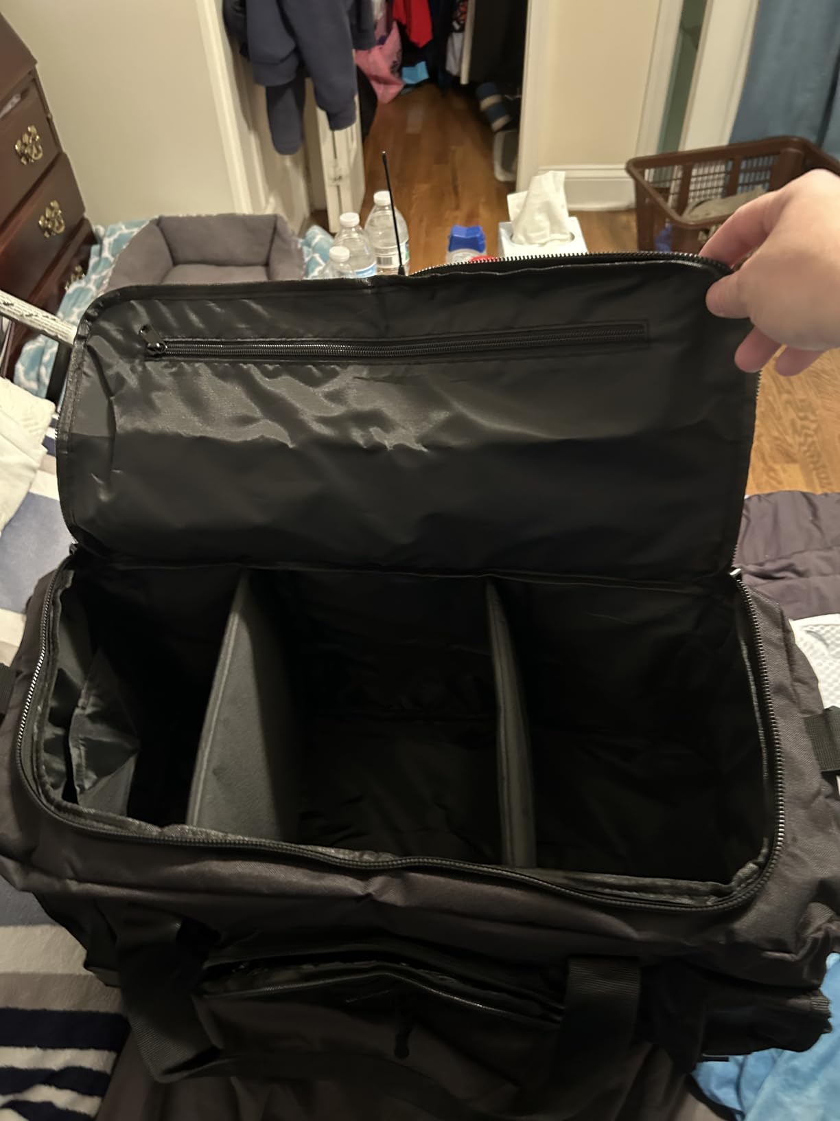 Gym Bags for Men Women, Carry On Luggage 22x14x9 Airline Approved, Tactical Duffle Bag with Shoe Compartment, 3 in 1 Carry on Travel Backpack with Wet Pocket, Weekender Overnight Bag, Black customer photo 1