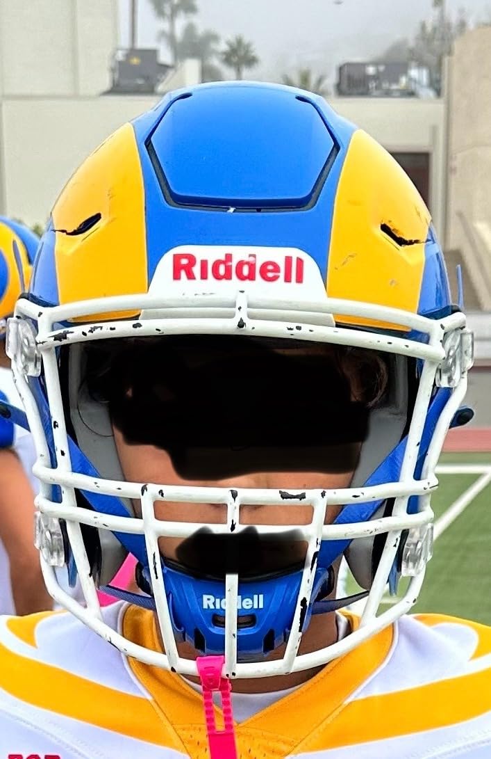 Riddell SpeedFlex Youth Football Helmet with Facemask, Speed Flex Helmet for Football customer photo 2