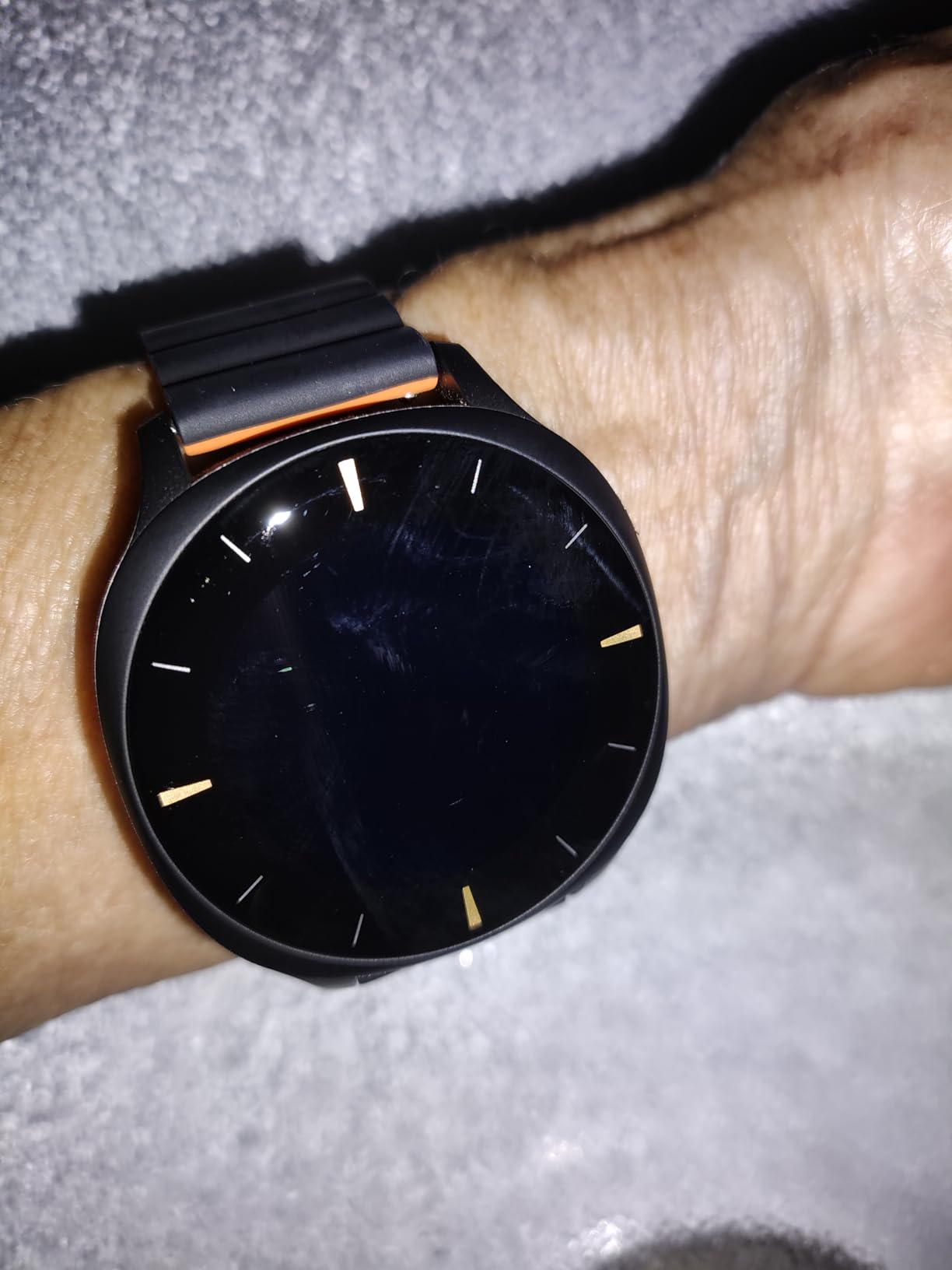 Audar E2 Senior Smartwatch with Fall Detection & SOS, 24/7 Heart Rate, Blood Pressure, SpO₂ & Temperature Monitoring, IoT AI Wellbeing Reports/Health History, Cloud Dashboard, No Cell Phone/App Needed customer photo 1